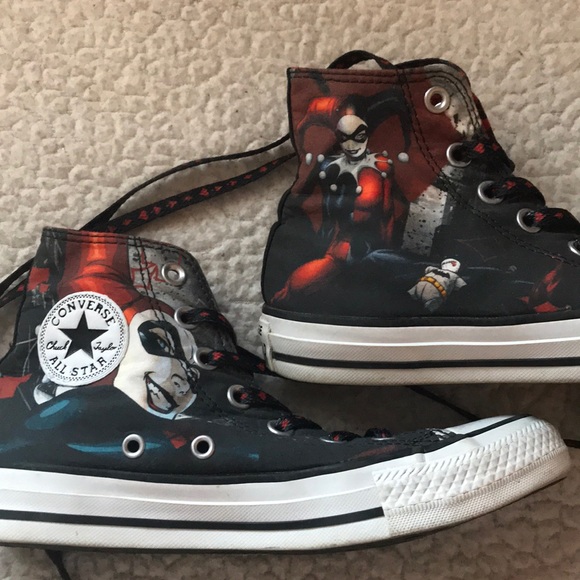 kids harley quinn converse